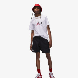 Jordan | JORDAN AIR T-SHIRT  { BLACK / GYM RED