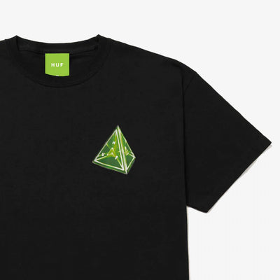 HUF | TESSERACT TT TEE  { BLACK