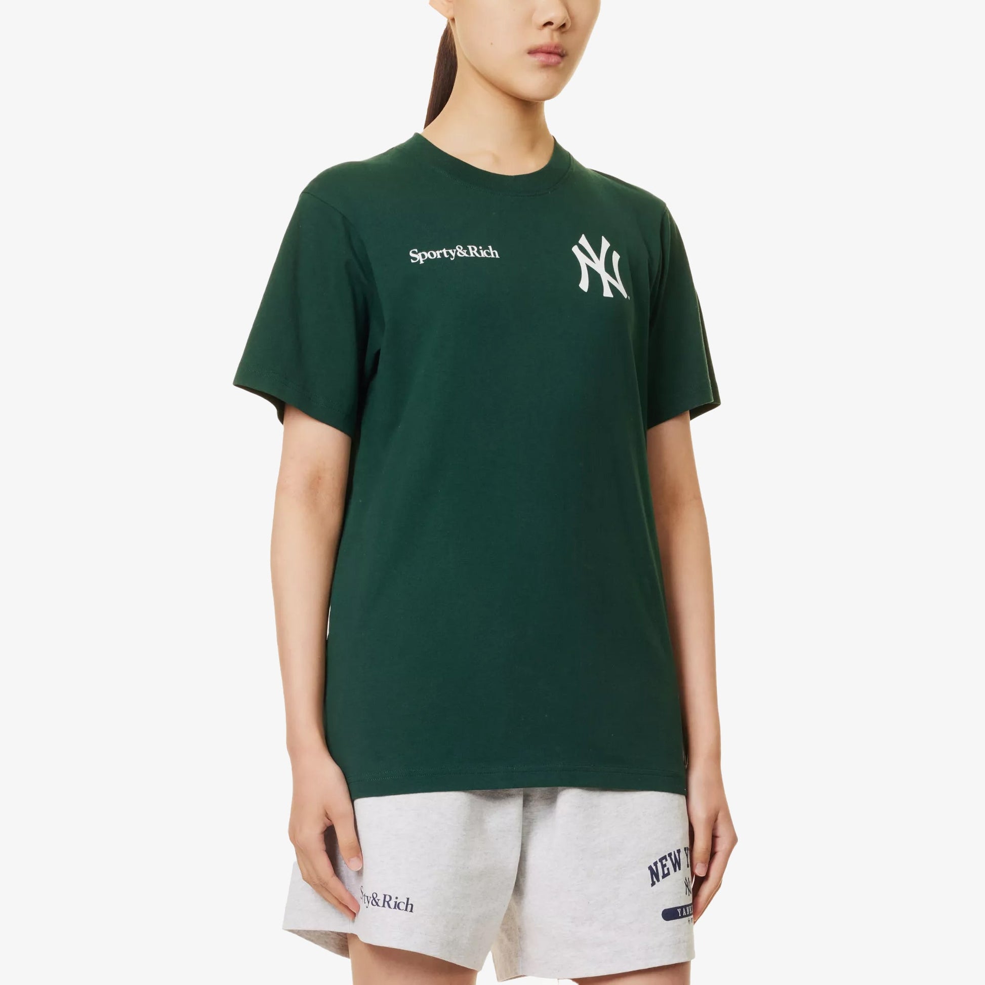 SPORTY & RICH | CHAMPIONS T-SHIRT { GREEN