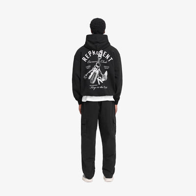 Represent | KEYS TO THE CLUB HOODIE { JET BLACK