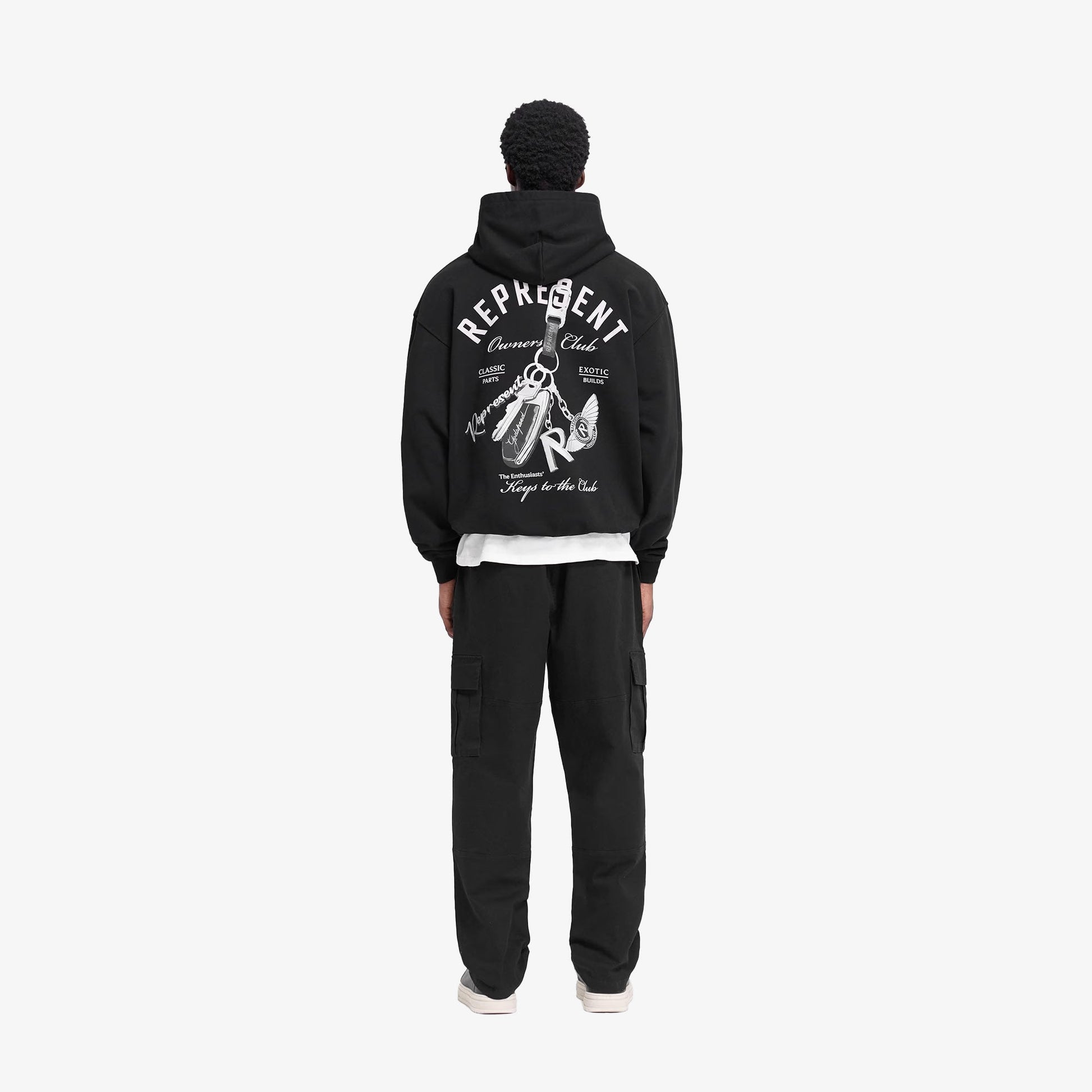 Represent | KEYS TO THE CLUB HOODIE { JET BLACK