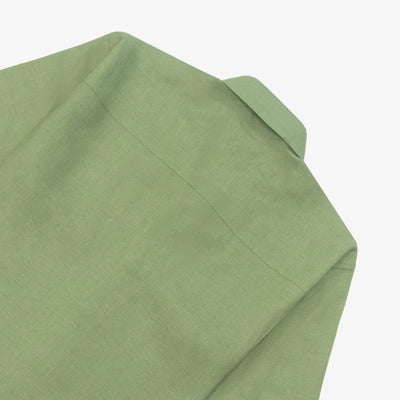 JAYWALKING | BEIGE LINEN SHIRT { GREEN