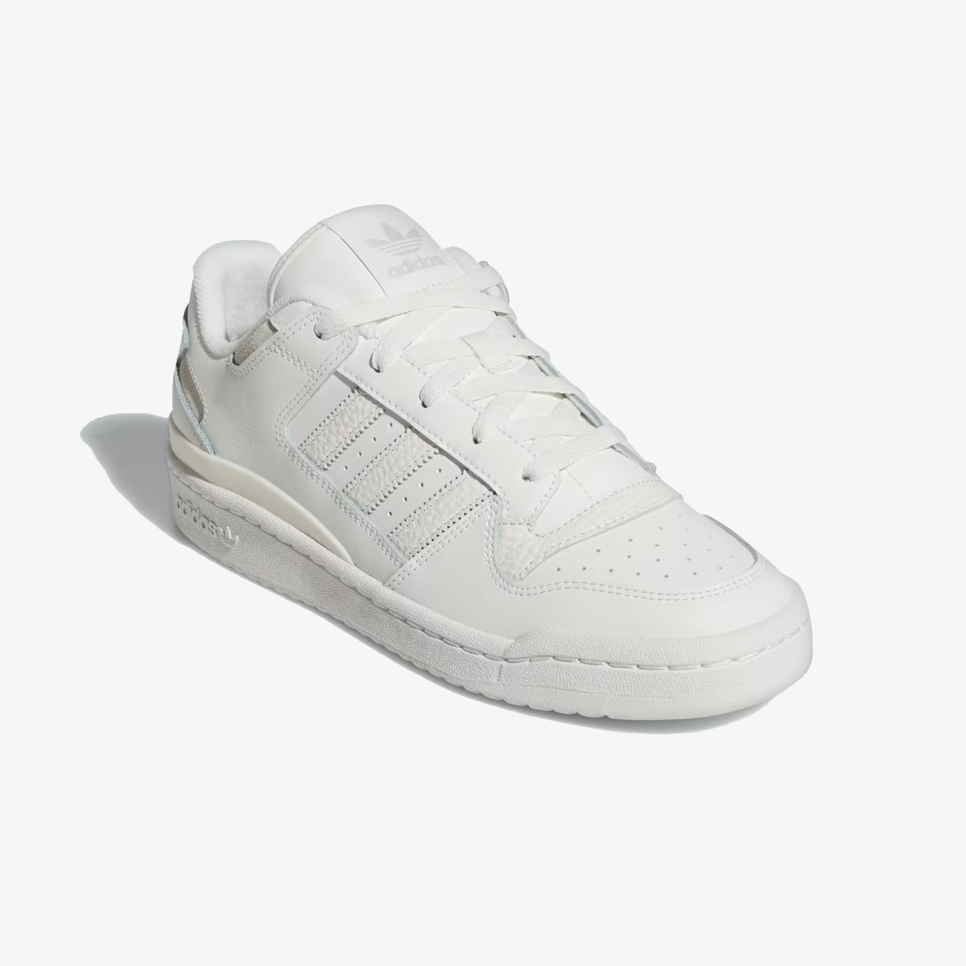 ADIDAS ORIGINALS | FORUM LOW CL { CORE WHITE/CLOUD WHITE/GREY ONE