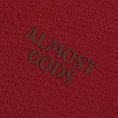 ALMOST GODS | LOGO DROP SHOULDER TEE { RED