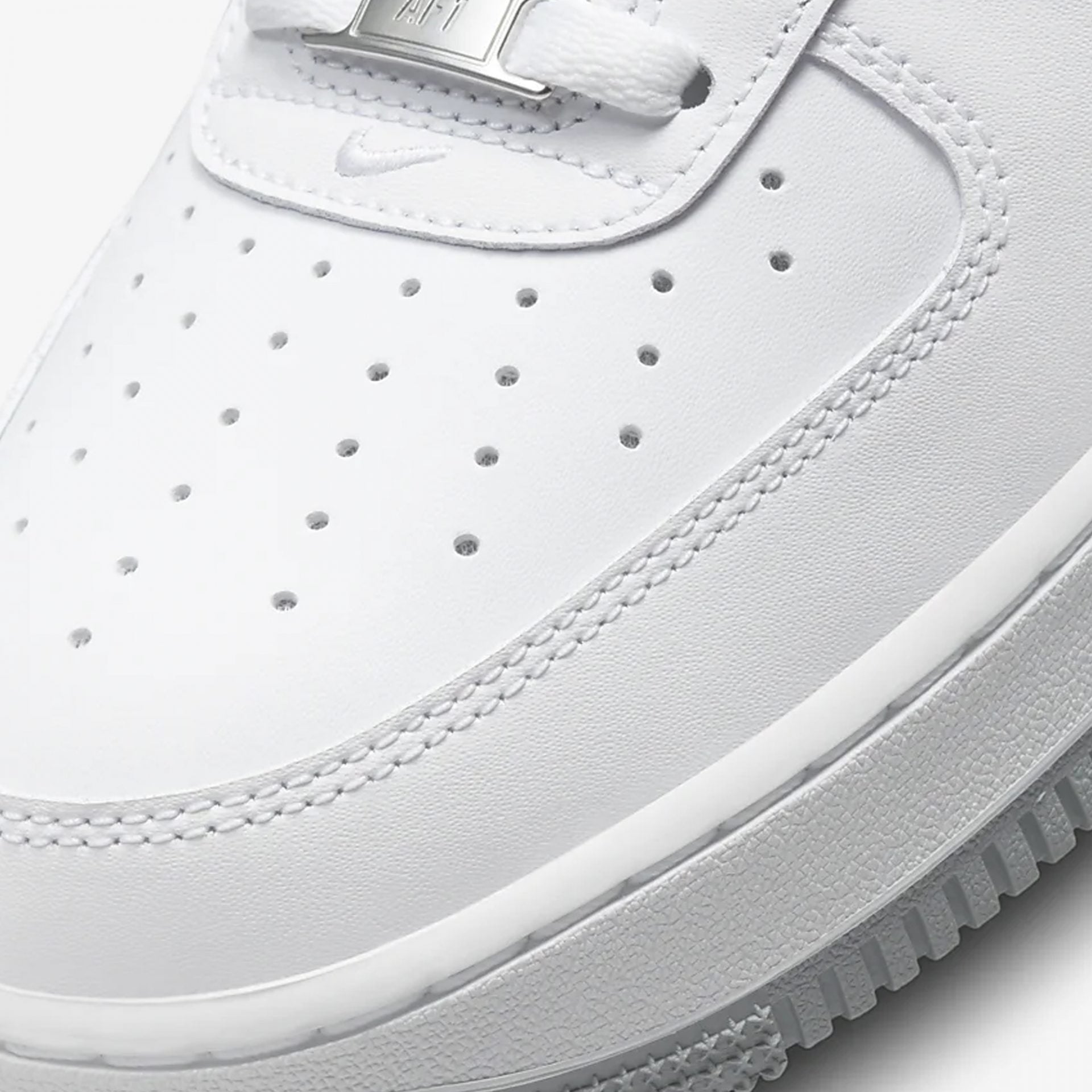 Nike | AIR FORCE 1 '07 { WHITE/WOLF GREY-WHITE