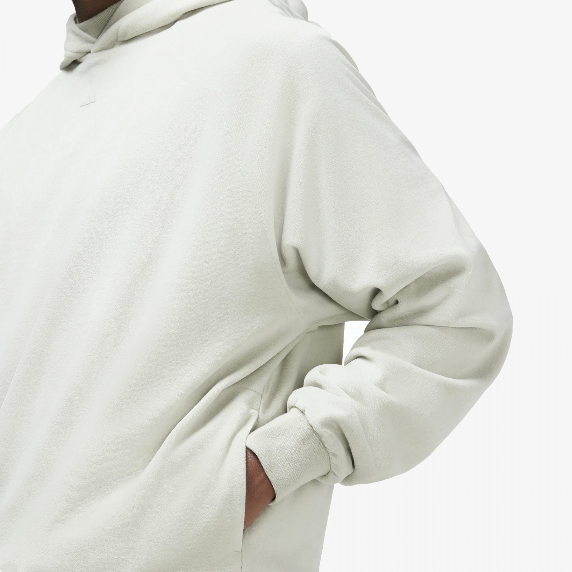 Adidas Originals | BASKETBALL VELOUR HOODIE  { HALO GREEN