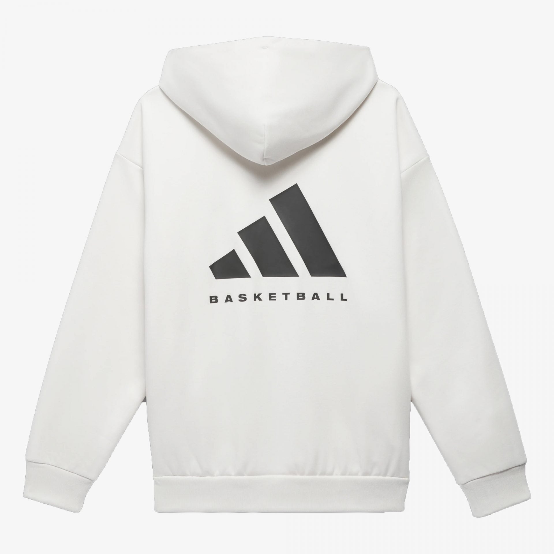 Adidas | BASKETBALL HOODIE  { CLOUD WHITE