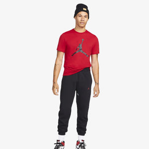 Nike | JORDANJ JUMPMAN T-SHIRT  { BLACK / GYM RED