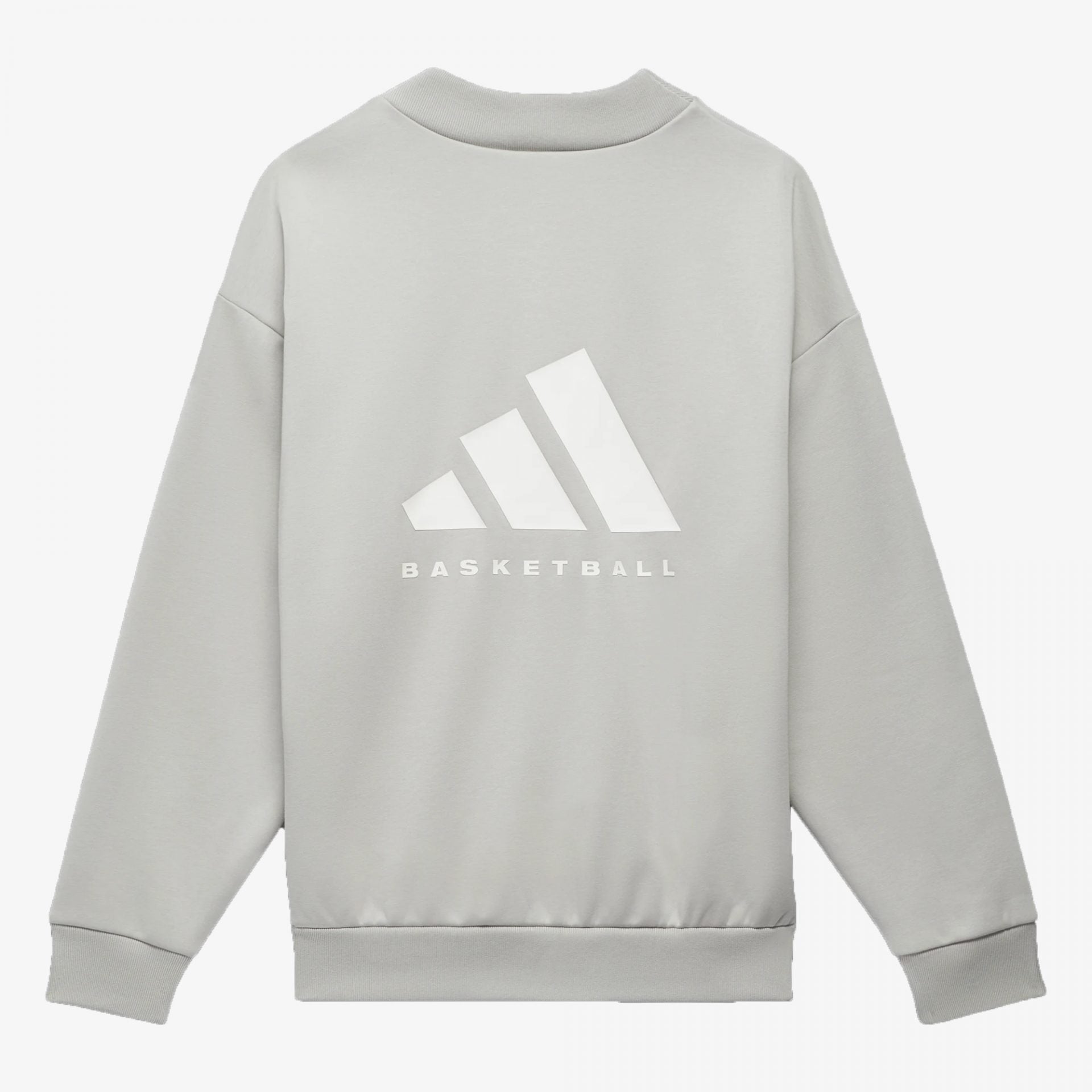 Adidas | BASKETBALL CREW SWEATSHIRT  { METAL GREY