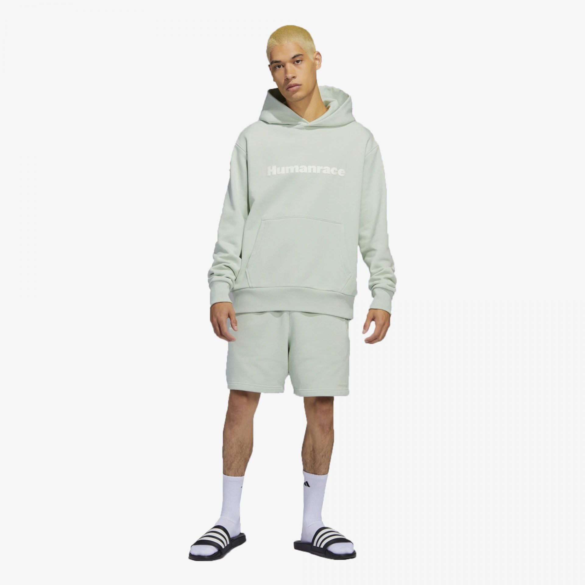 Adidas | PHARRELL WILLIAMS BASICS SHORTS  { LIGHT GREEN