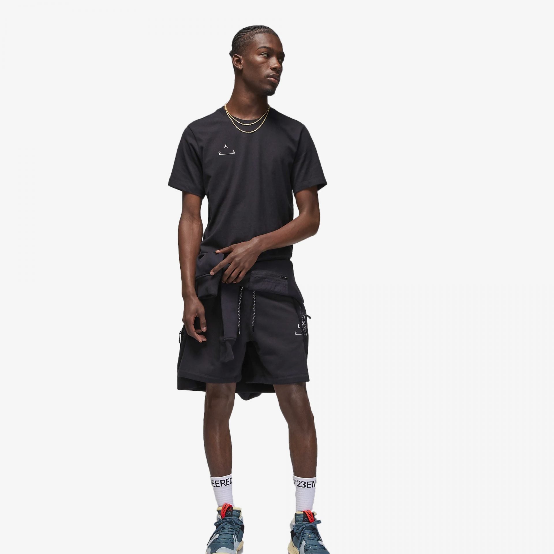 Jordan | JORDAN 23 ENGINEERED T-SHIRT  { BLACK / WHITE