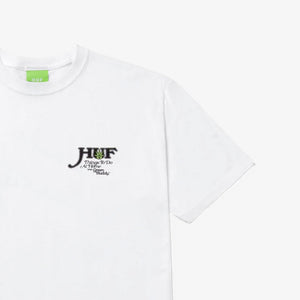 HUF | AT HOME TEE  { WHITE