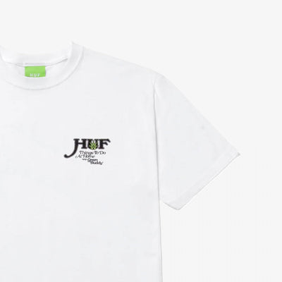 HUF | AT HOME TEE  { WHITE