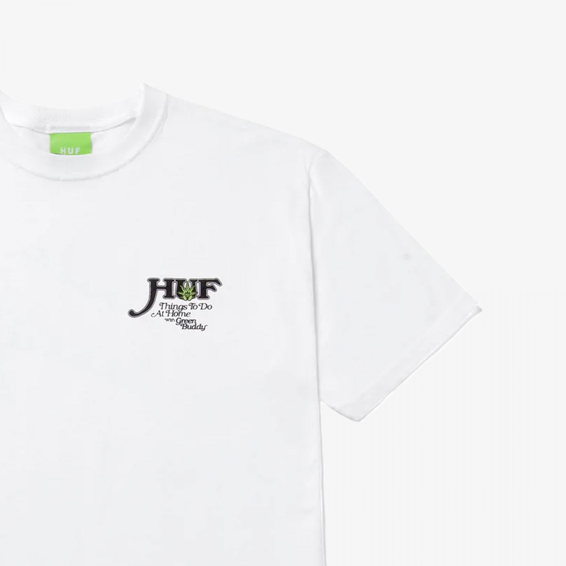 HUF | AT HOME TEE  { WHITE