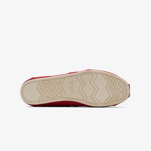 Toms | ALPARGATA RECYCLED COTTON CANVAS  { ROSE RED