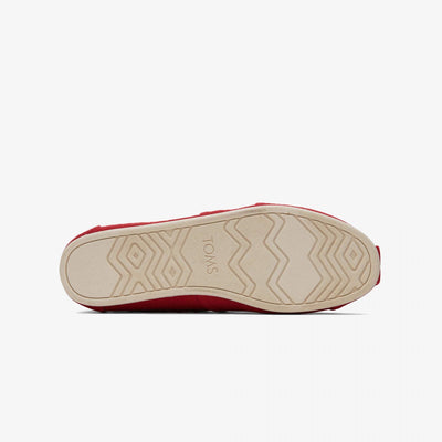Toms | ALPARGATA RECYCLED COTTON CANVAS  { ROSE RED