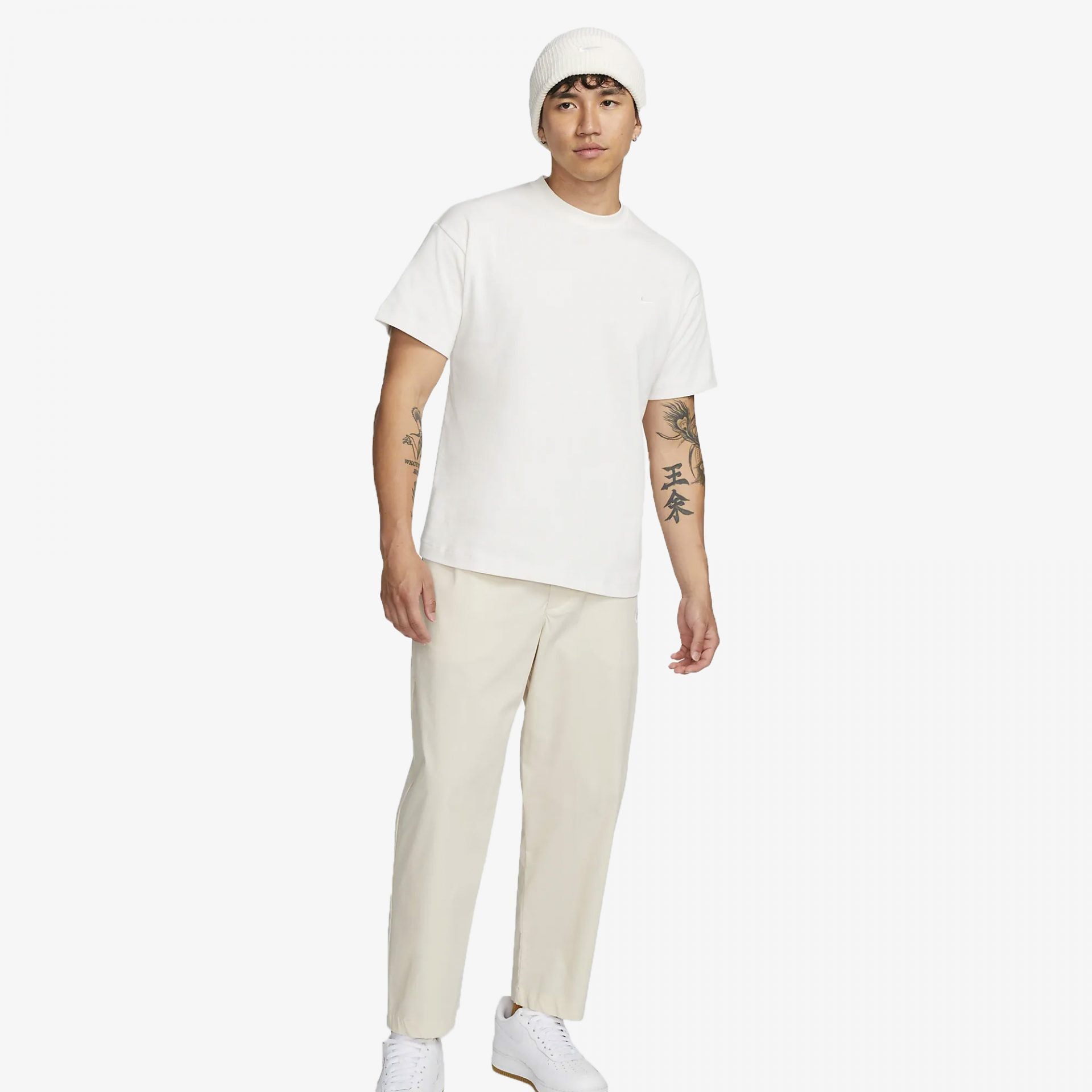 Nike | SOLO SWOOSH  { PHANTOM/WHITE