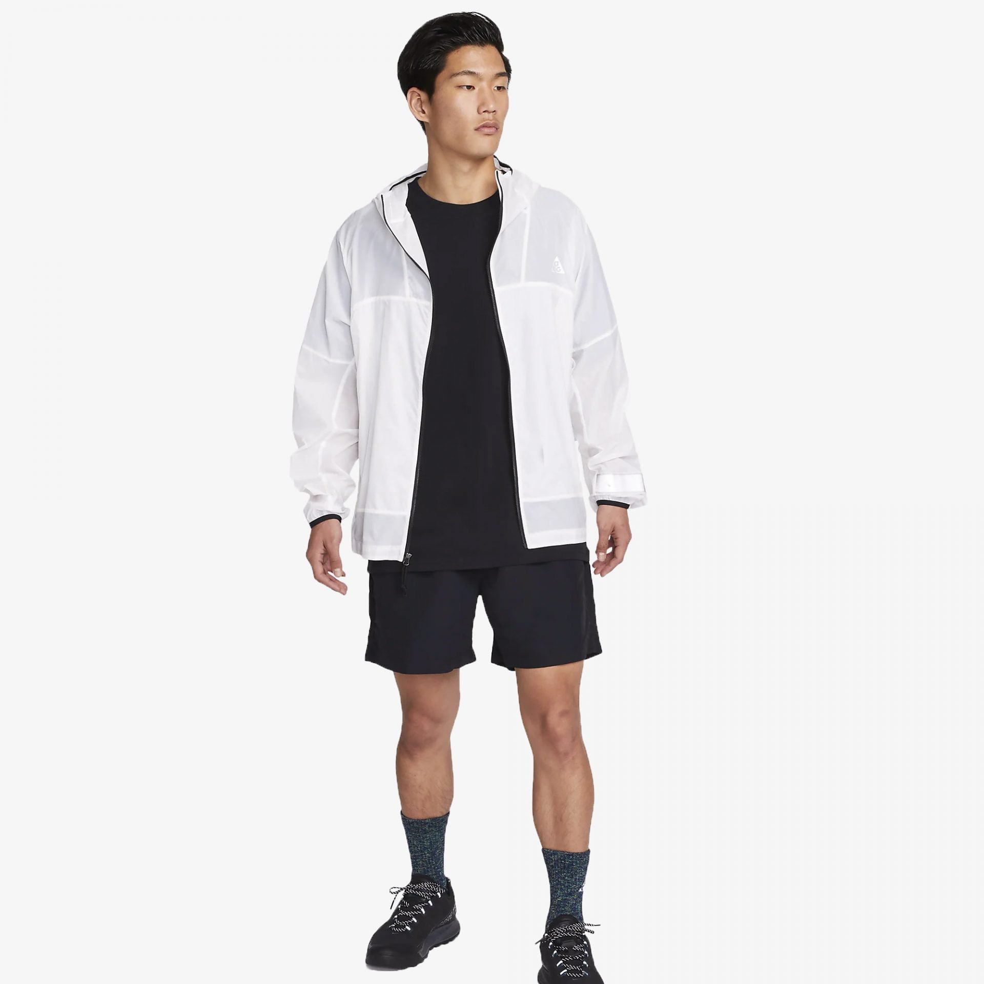 Nike | ACG TRAIL SHORTS  { BLACK / DARK SMOKE GREY