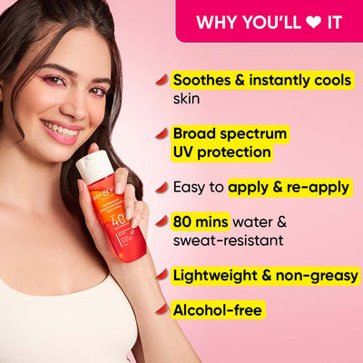 Watermelon Cooling Body Sunscreen Spray SPF 40+ PA+++