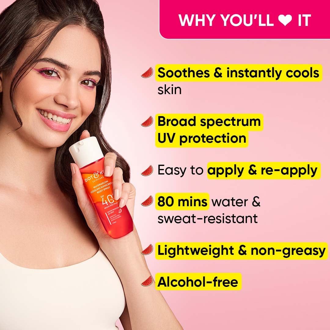 Watermelon Cooling Body Sunscreen Spray SPF 40+ PA+++