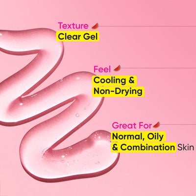 Watermelon + Vitamin C Gel Face Wash for Glowing Skin