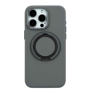 Leather Magnetic Ring Case For iPhone 15 Pro Max