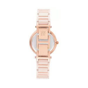 Anne Klein Ceramics Pink Dial Women 32mm