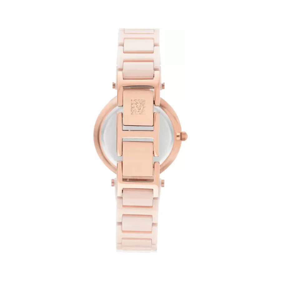 Anne Klein Ceramics Pink Dial Women 32mm