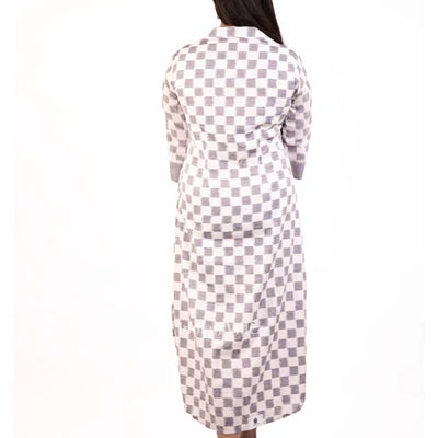 Off White Odisha Ikat Designer Cotton Kurti