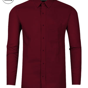 Maroon  I Formal Shirt I Regular Fit I 100% Cotton Shirt