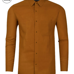 Mustard I Formal Shirt I Regular Fit I 100% Cotton Shirt