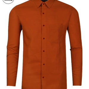 Orange I Formal Shirt I Regular Fit I 100% Cotton Shirt