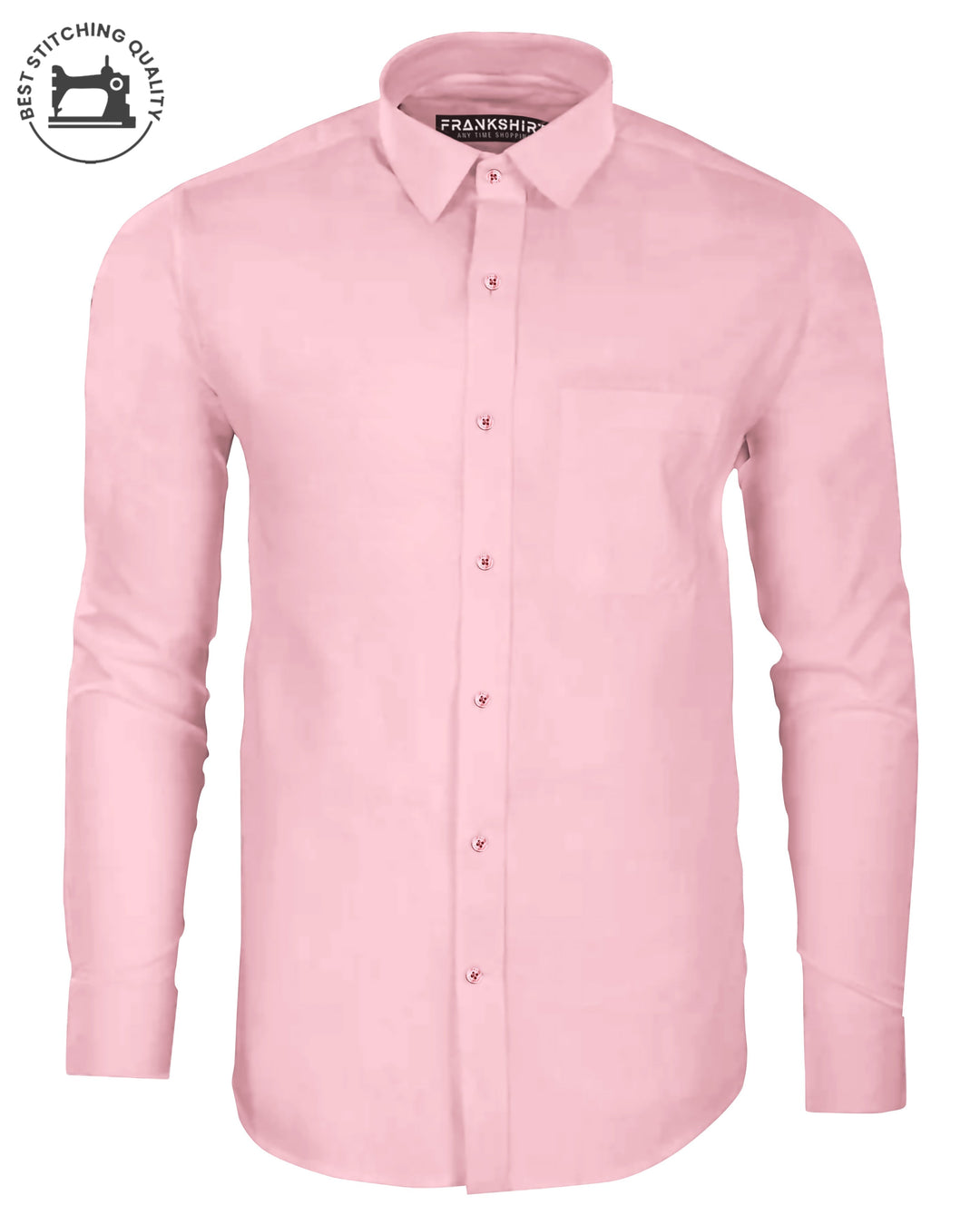 Baby Pink I Formal Shirt I Regular Fit I 100% Cotton Shirt