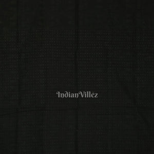 Green with Black Sambalpuri Bapta Cotton*Silk Saree