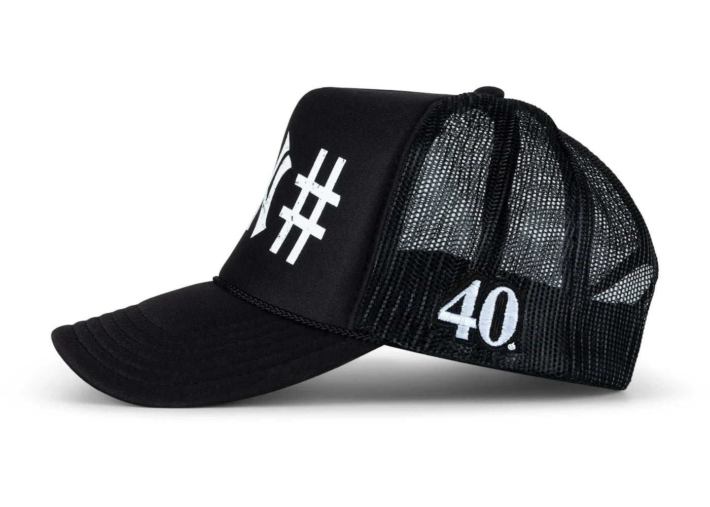 40 New York #NY# Trucker Hat Black