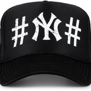 40 New York #NY# Trucker Hat Black