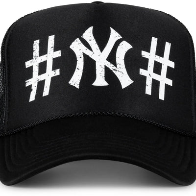 40 New York #NY# Trucker Hat Black
