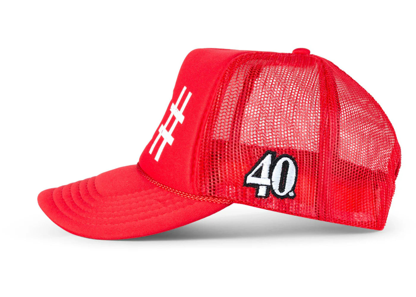 40 New York #NY# Trucker Hat Red