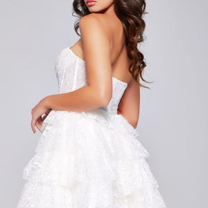 Jovani 40030 Homecoming Short Sequin A Line Cocktail Dress