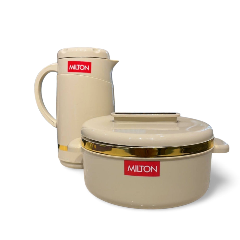 Milton Essenza  Gift Set Curve 1500 Casserole + Tuff Jug 1000 | Set of 2 Pcs