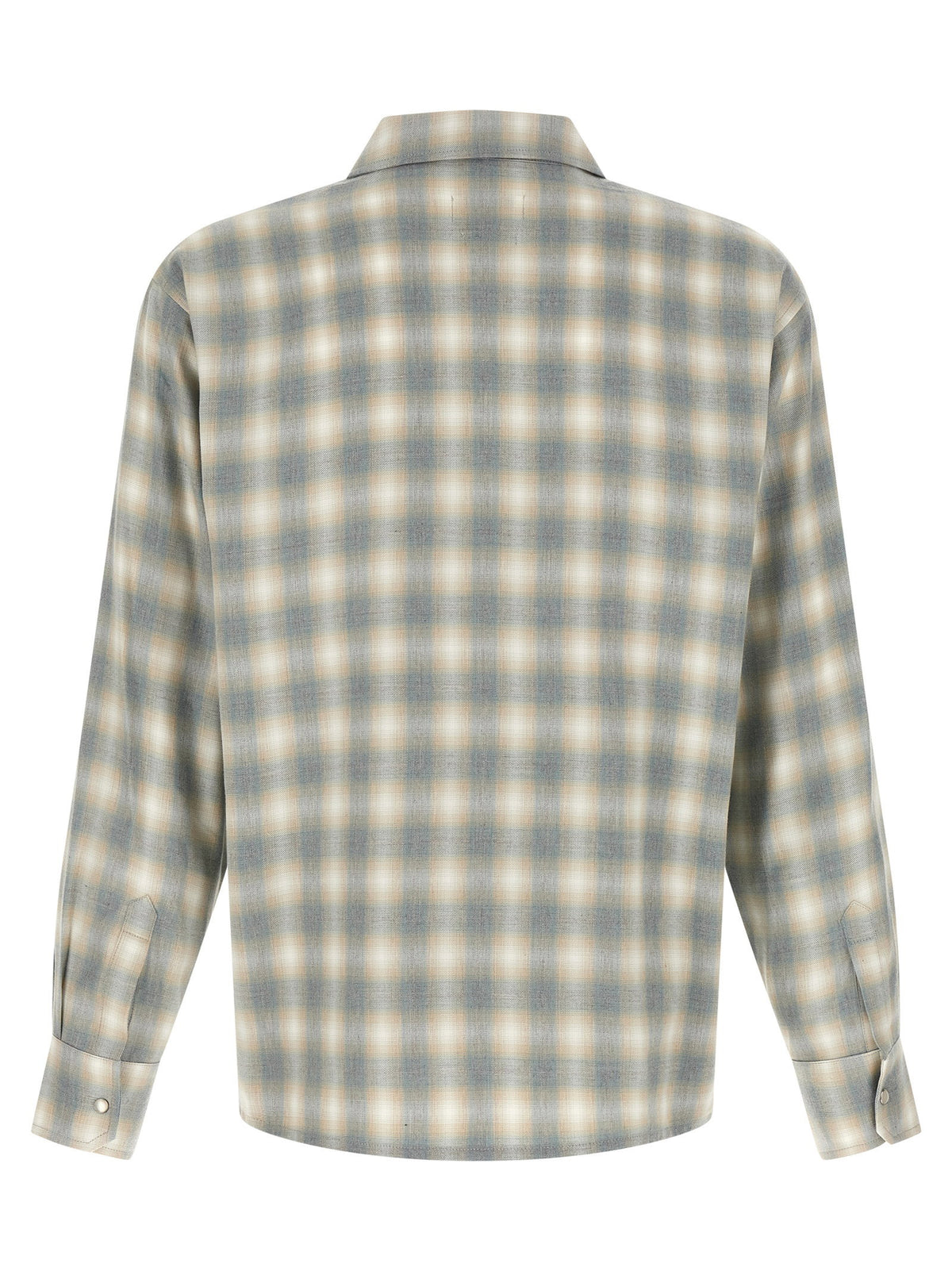 Second/Layer Check Dégradé Shirt