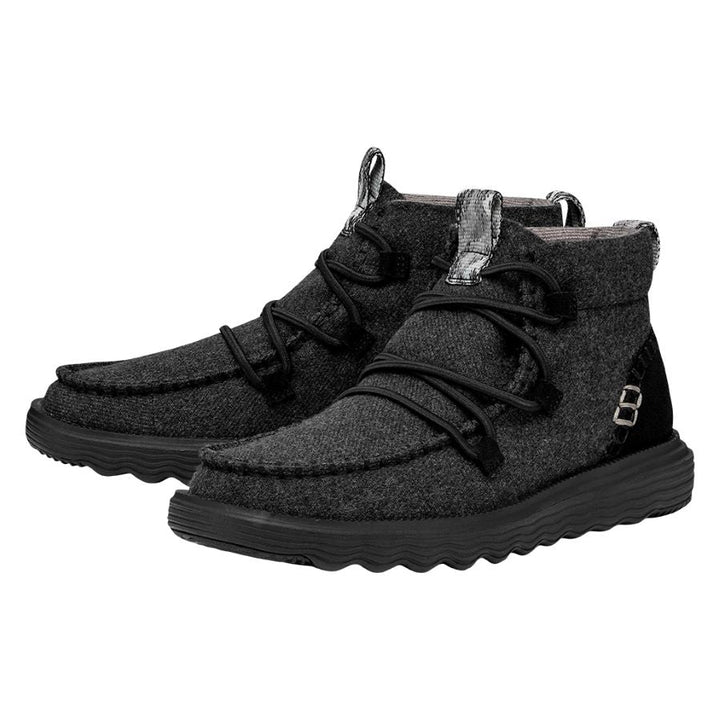 Reyes Boot Wool - Black/Black