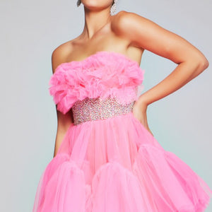 Jovani 40186 Short Sequin Homecoming Cocktail Dress