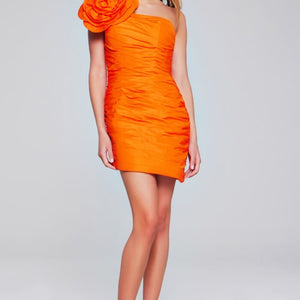 Jovani 40205 Short Pleated Cocktail Dress