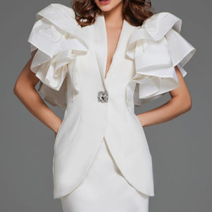 Jovani 40292 Short Two Piece Suit Cocktail Dress