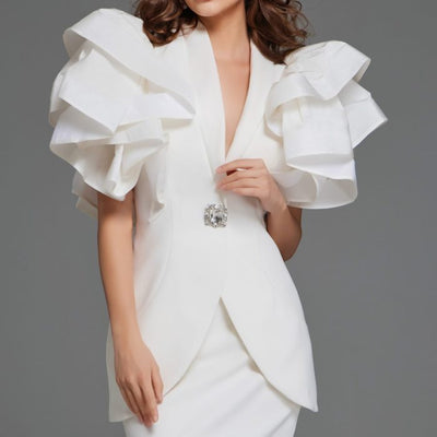 Jovani 40292 Short Two Piece Suit Cocktail Dress
