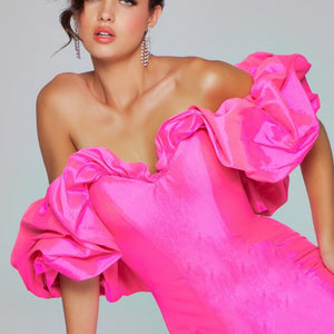Jovani 40378 Short Homecoming Mini Ruffle Cocktail Dress