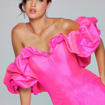 Jovani 40378 Short Homecoming Mini Ruffle Cocktail Dress