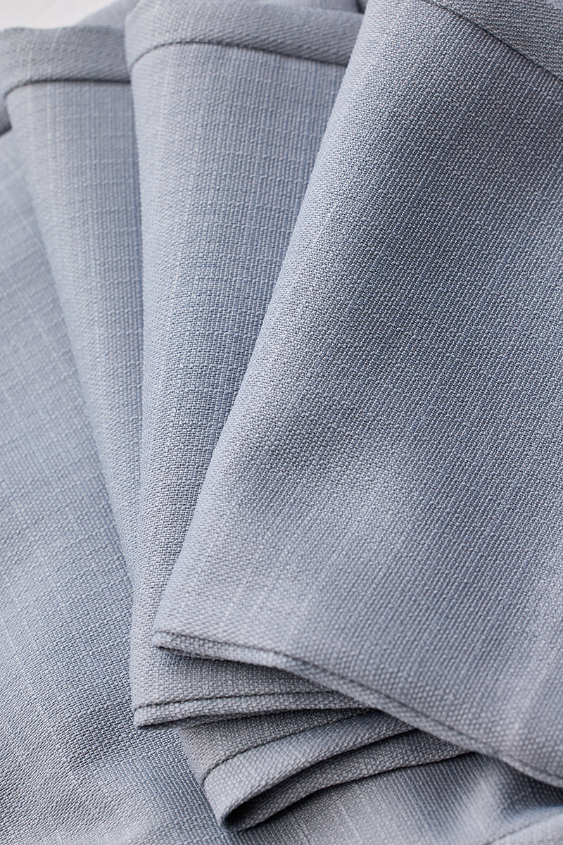 Light Grey Self-Design Slim Fit Trousers