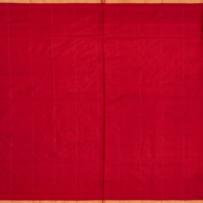 Yellow Handloom Ikat Silk Saree With Floral Motifs